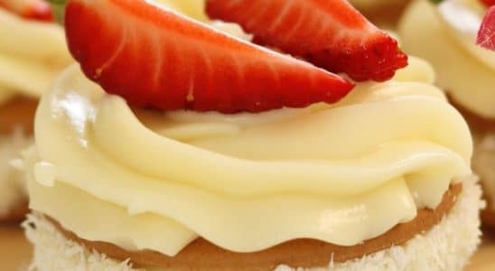 sobremesa beijo nevado