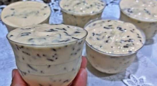 sobremesa de liquidificador