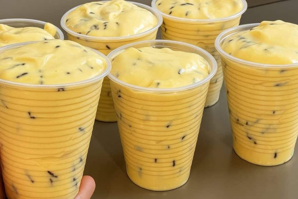 sobremesa de maracujá