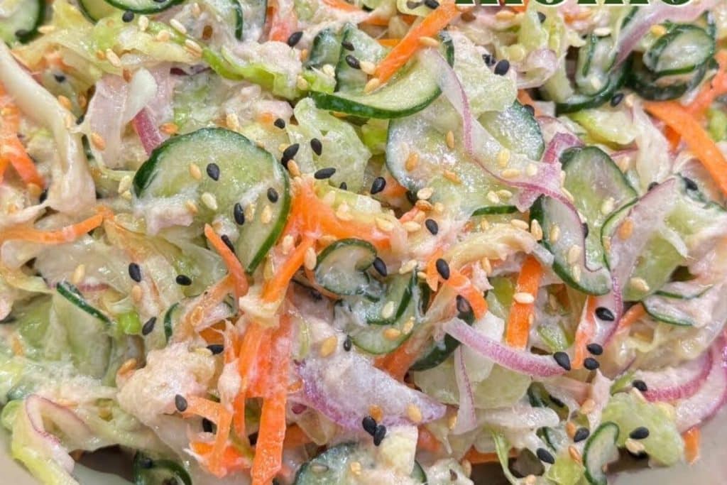 Salada Com Molho De iogurte