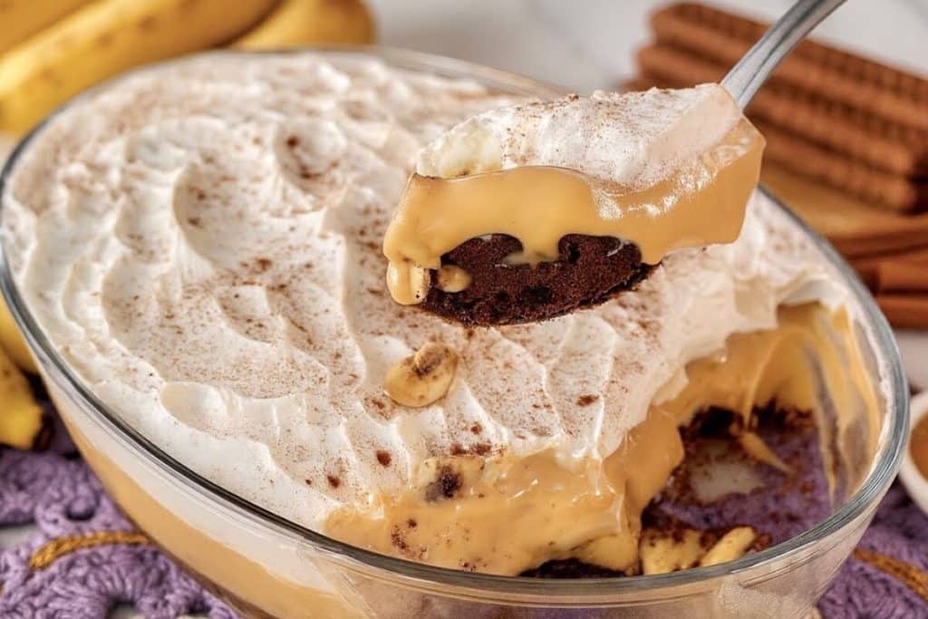 sobremesa econômica de banana