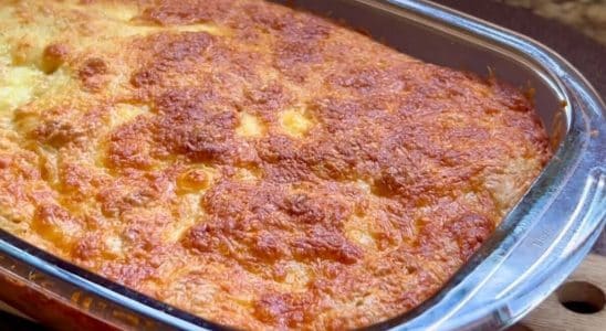 TORTA DE FRANGO SEM FARINHA