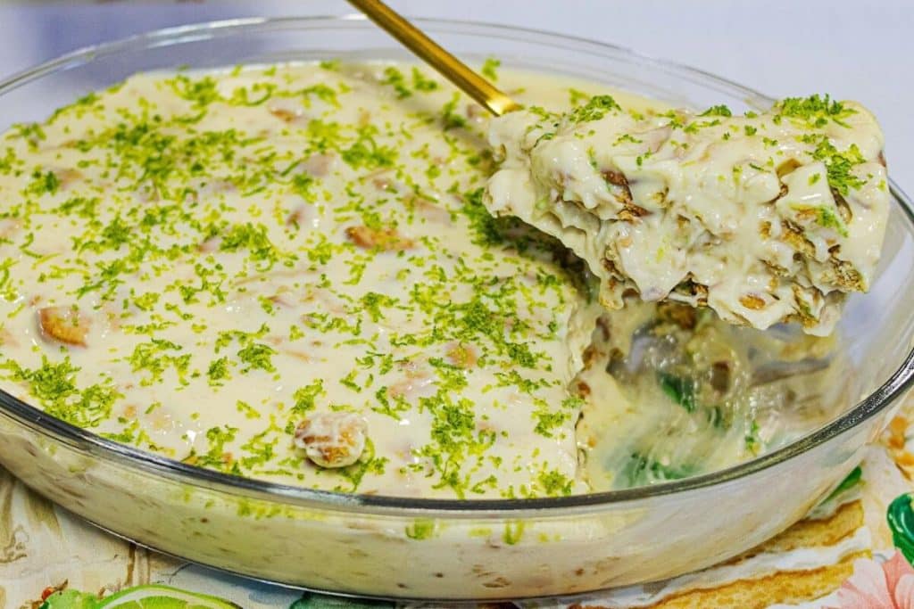 torta de limão de preguiçoso