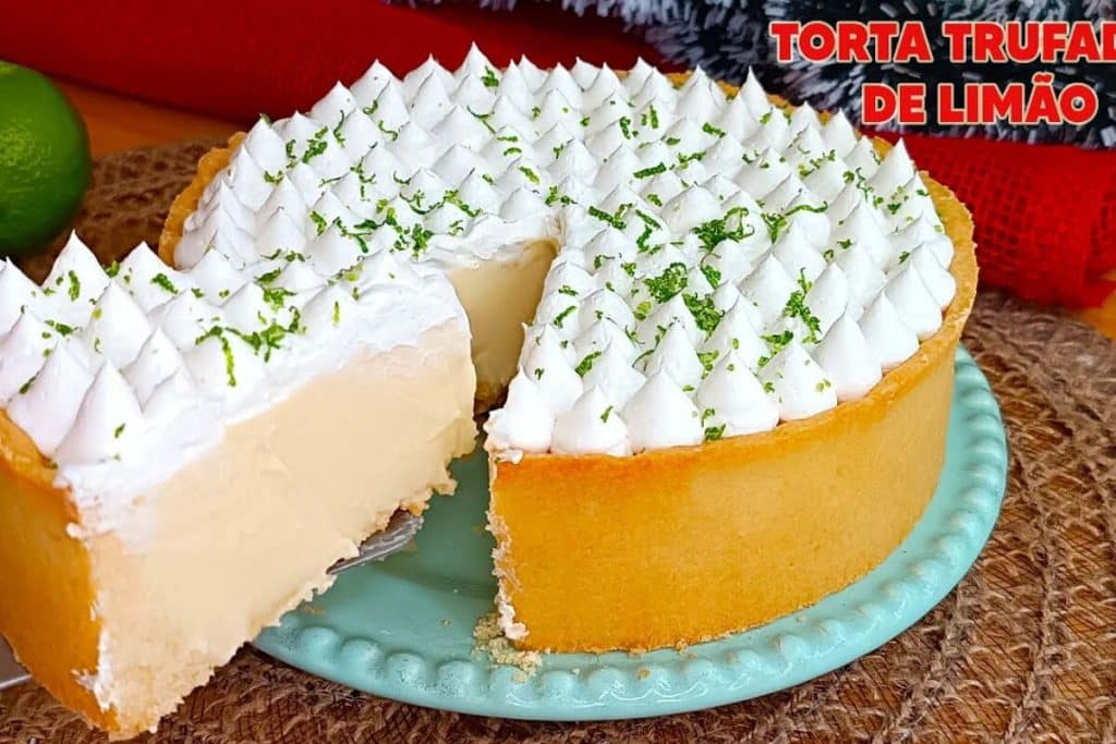 torta trufada de limão