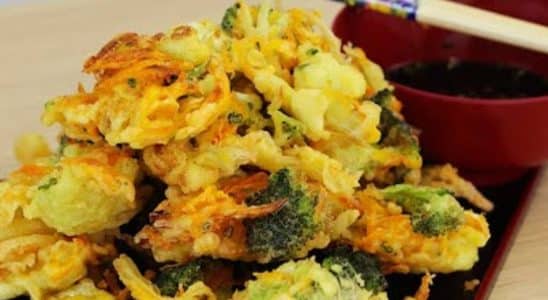 tempura de legumes