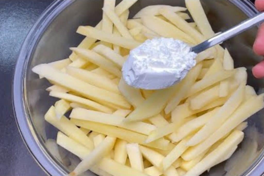 batata frita de fast food