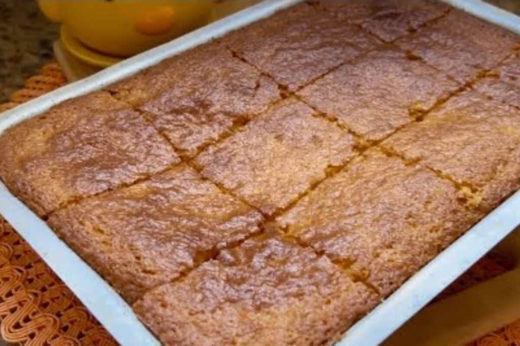 bolo caseiro de fubá