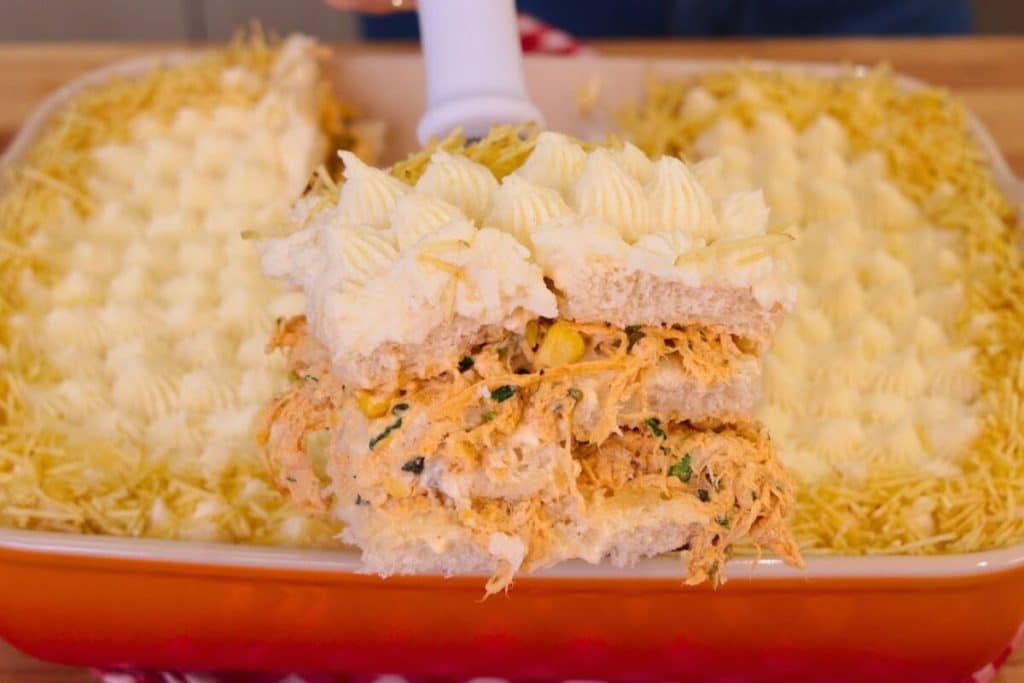 bolo salgado de frango