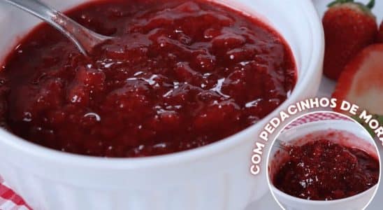 geleia de morango