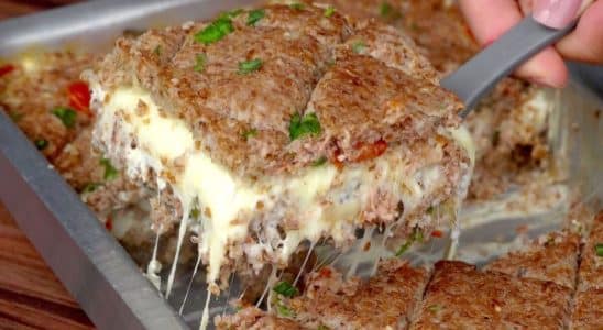 kibe de forno recheado