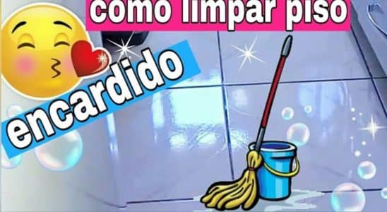 limpador de piso encardido