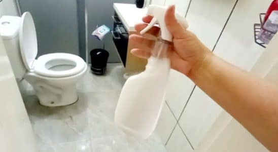 misturinha para limpar banheiro