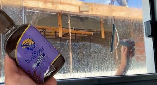 misturinha para limpar vidros