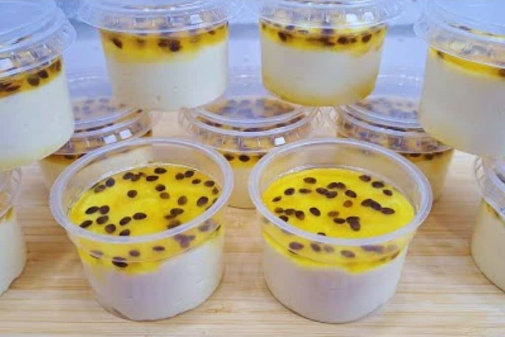 mousse de maracujá no potinho