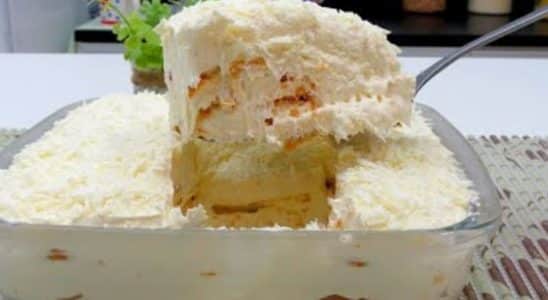 pavê de leite ninho