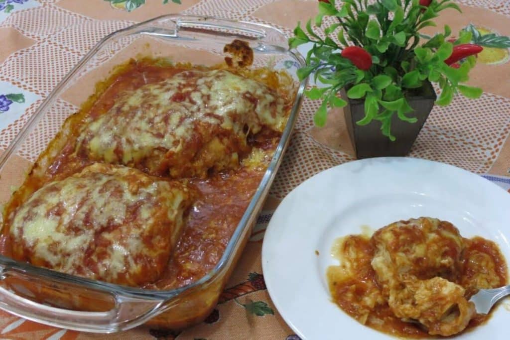 peito de frango recheado