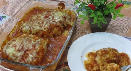 peito de frango recheado