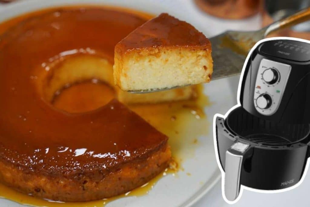 pudim na air fryer