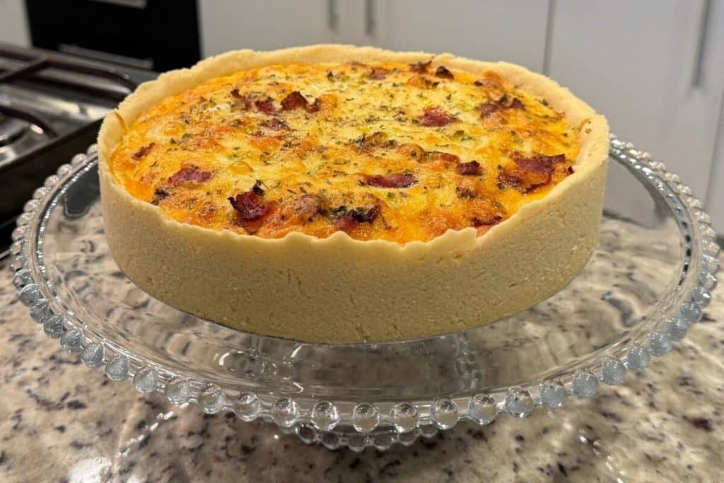 quiche de alho poró