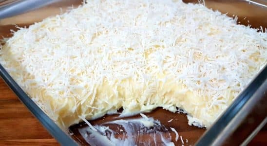 sobremesa gelada de coco