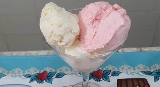 sorvete caseiro com Tang