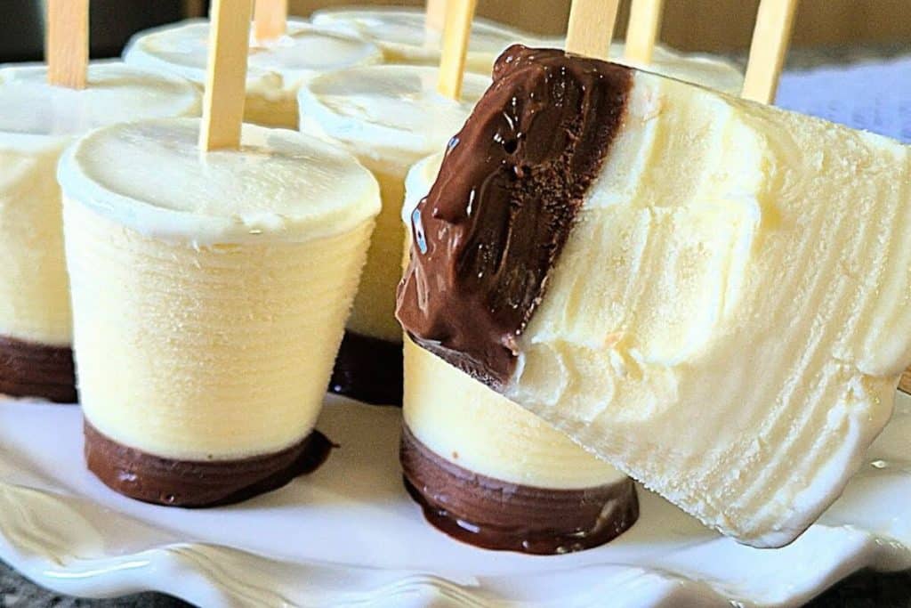 sorvete caseiro no potinho