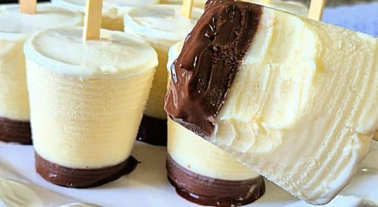 sorvete caseiro no potinho