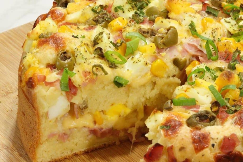 torta portuguesa de liquidificador