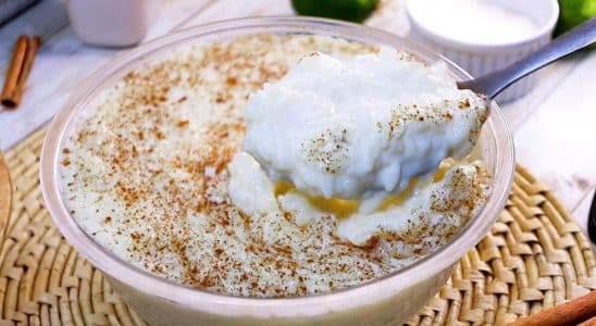 arroz doce de micro-ondas