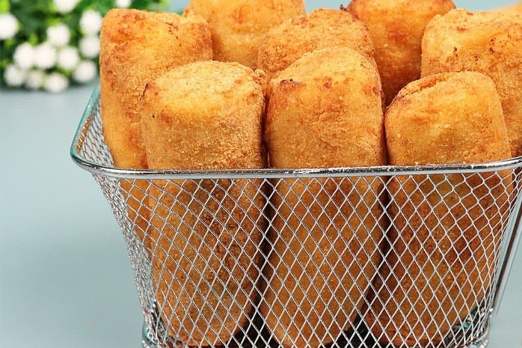 Banana frita de restaurante