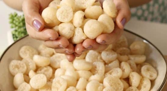 bolinha de polvilho crocante