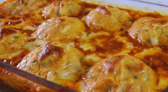 bolinho de batata com carne moída