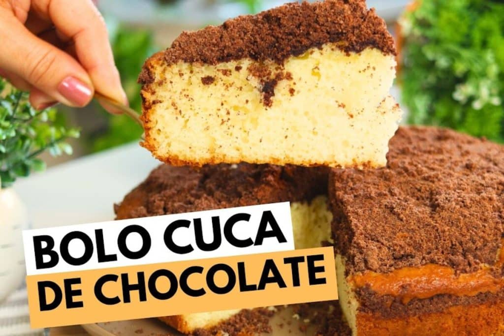 bolo com farofinha de chocolate
