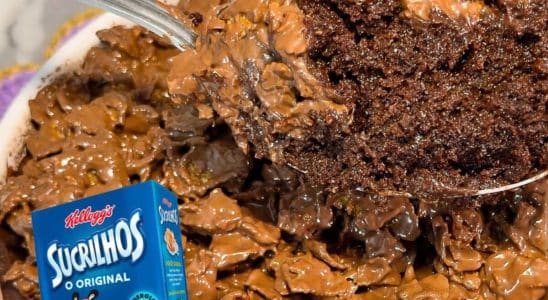 bolo crocante de chocolate