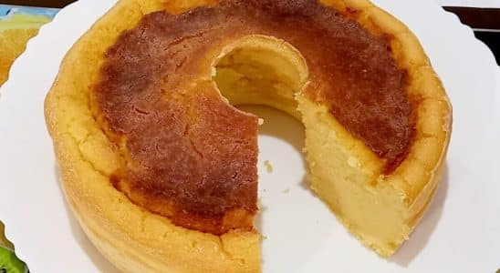 bolo de flocão molhadinho