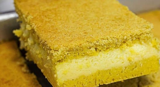 bolo de fubá cremoso