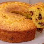 bolo de laranja com chocolate