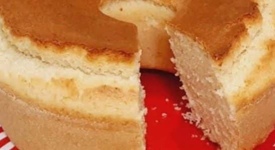 bolo fofinho sem trigo