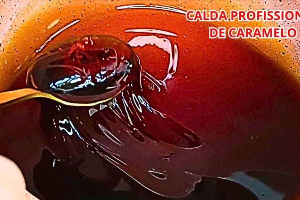 calda de caramelo profissional