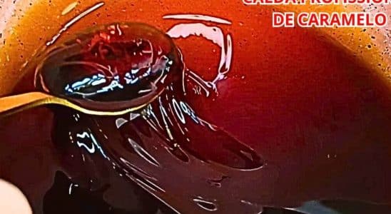 calda de caramelo profissional
