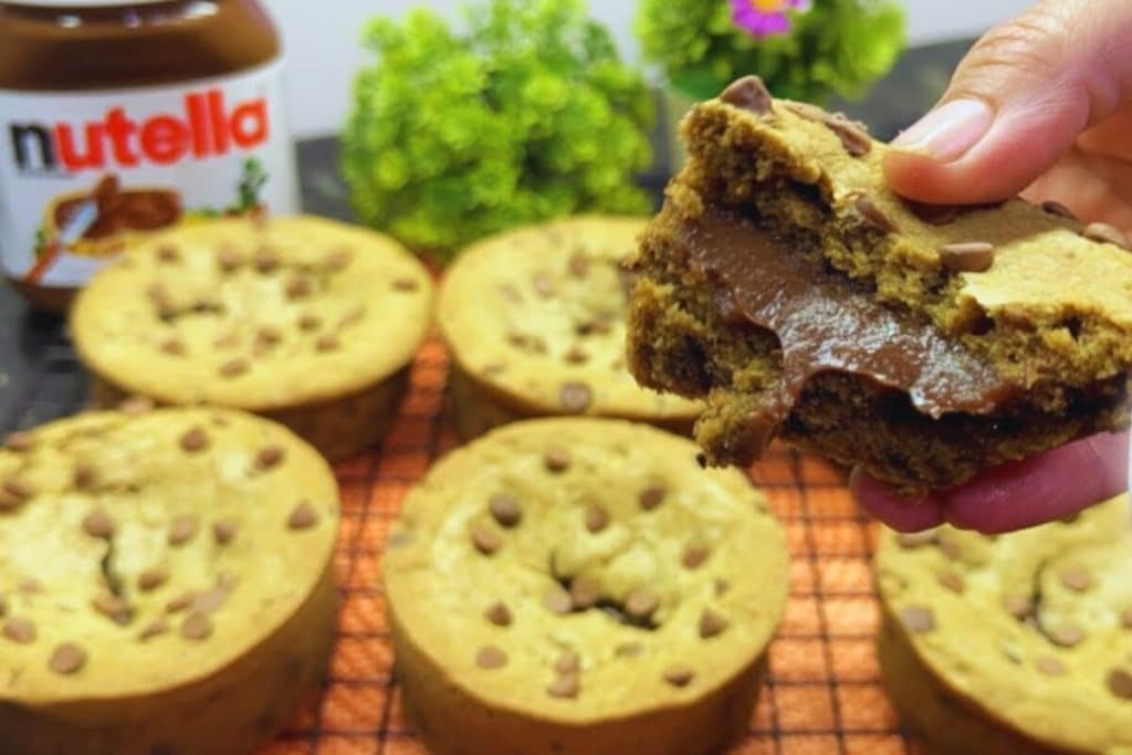 Cookies Recheados Com Nutella