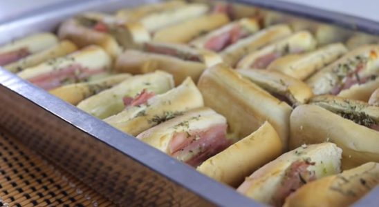 lanche de bisnaguinha