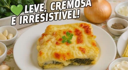 lasanha de espinafre