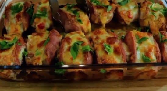 linguiça toscana recheada