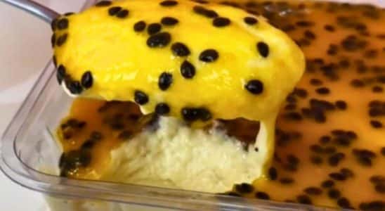 mousse de maracujá no pote