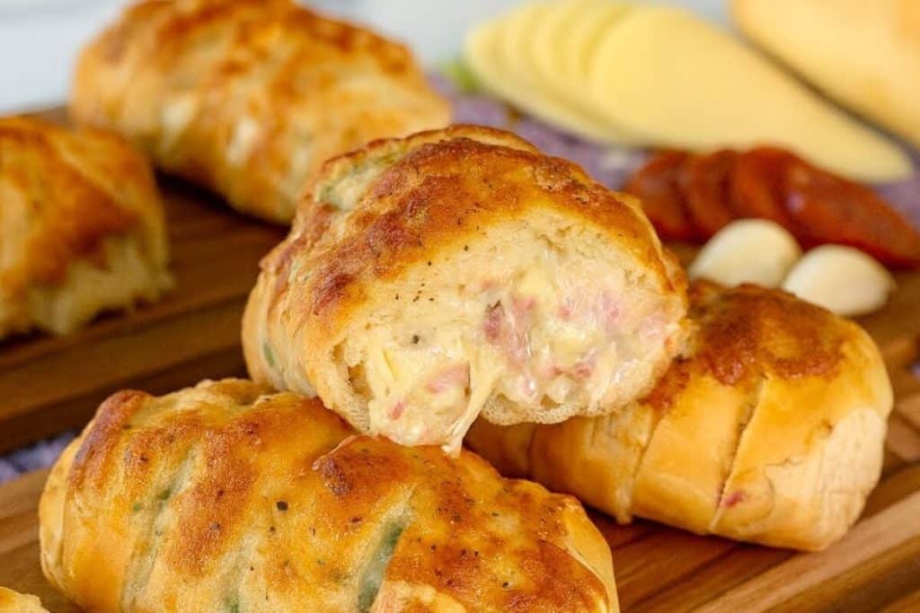 pão de alho cremoso