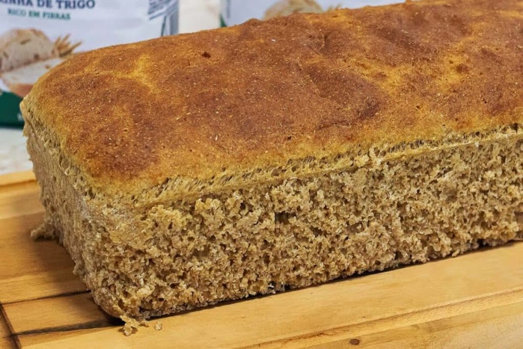 pão integral de massa mole