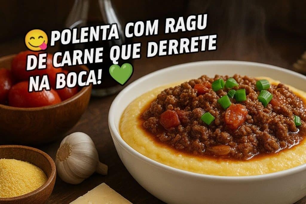 polenta com ragu