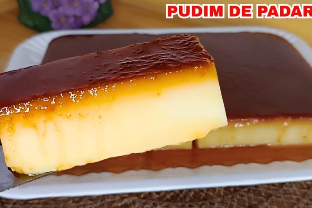 pudim de padaria