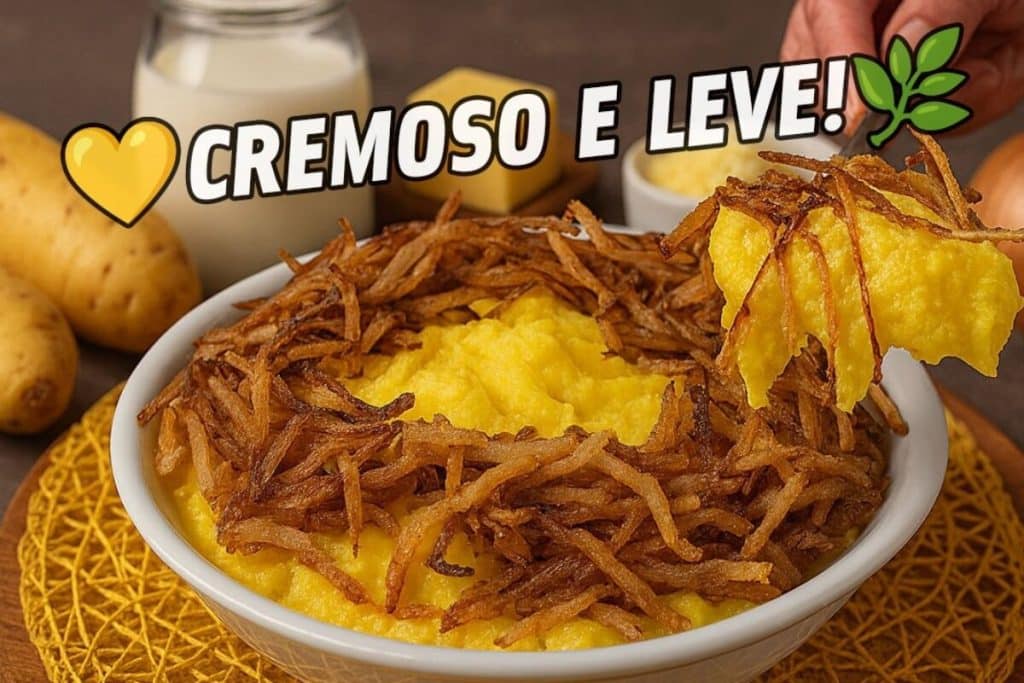 purê de mandioquinha